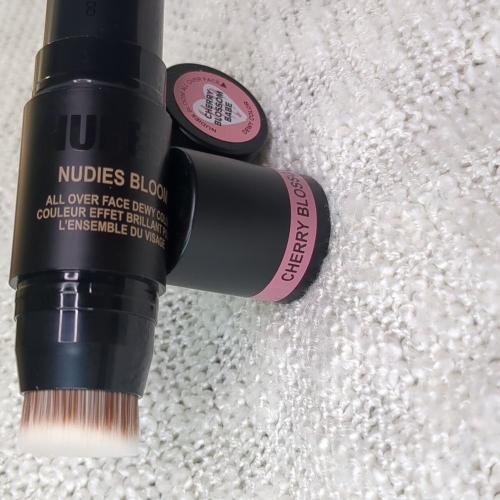 NUDESTIX Nudies Bloom Multi-Use Blush Tint in Cherry Blossom Babe, 7g/0.25oz - Picture 2 of 11